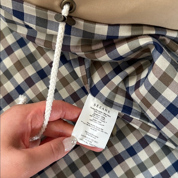 EUC sezane hugo parka sand size us 2/fr 34/uk 6 organic cotton - Picture 8 of 16